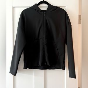 LULULEMON Black Jacket “LULULEMON” Across the Back Size 6